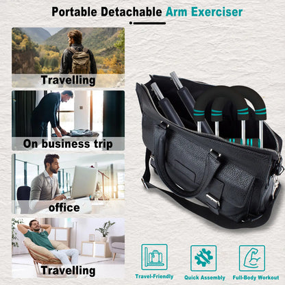 Transform Your Upper Body with the HOTWAVE Adjustable Arm Trainer - Portable Fitness Equipment for Men
