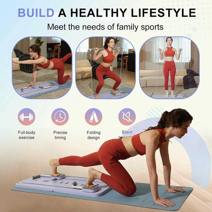 Revolutionary Multifunctional Fitness Board for Ultimate Core and Full Body Workouts - Perfect for Pilates, Push-ups, and More!