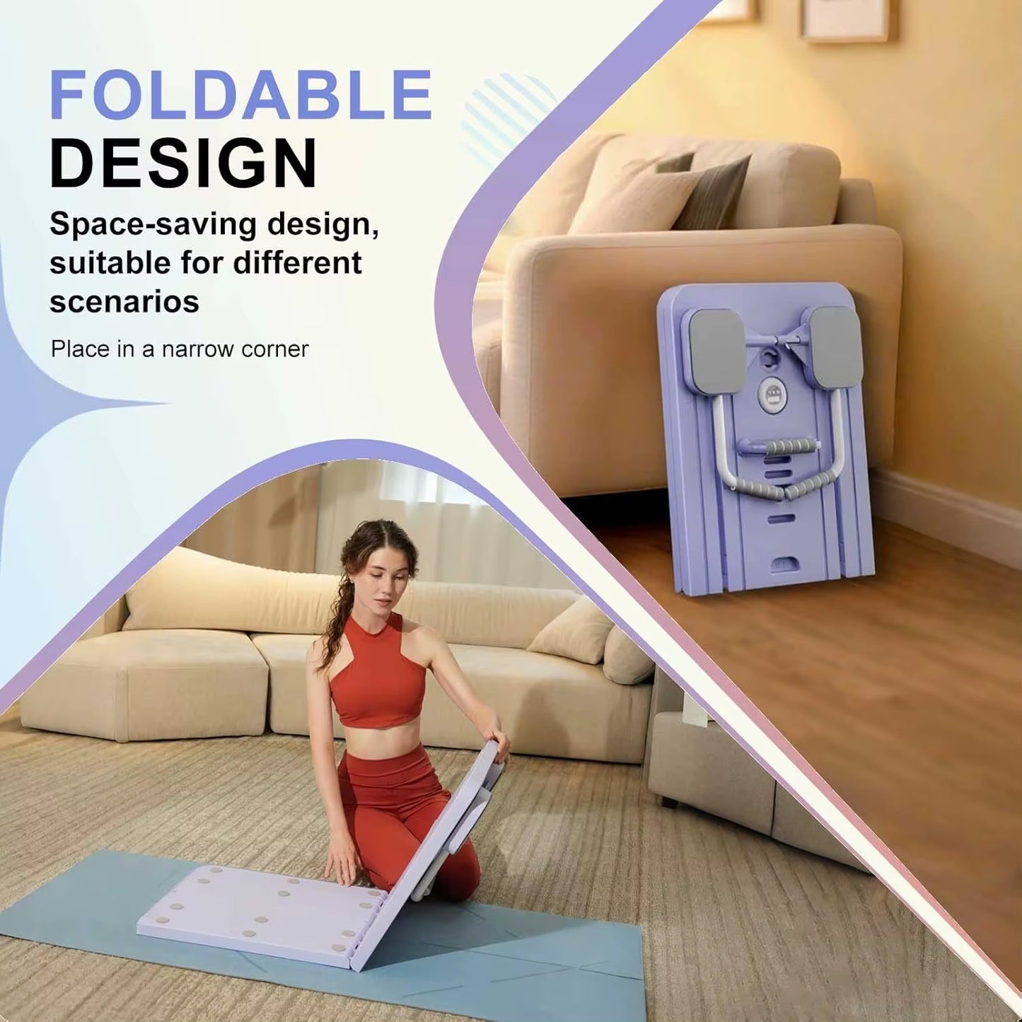 Revolutionary Multifunctional Fitness Board for Ultimate Core and Full Body Workouts - Perfect for Pilates, Push-ups, and More!