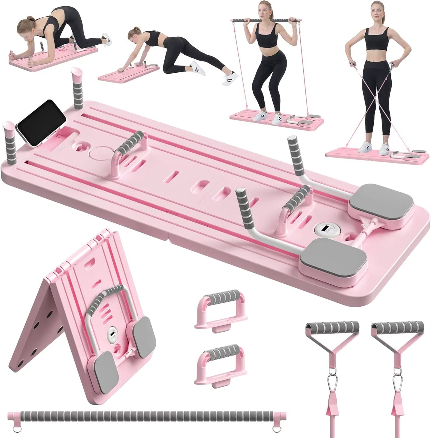 Revolutionary Multifunctional Fitness Board for Ultimate Core and Full Body Workouts - Perfect for Pilates, Push-ups, and More!
