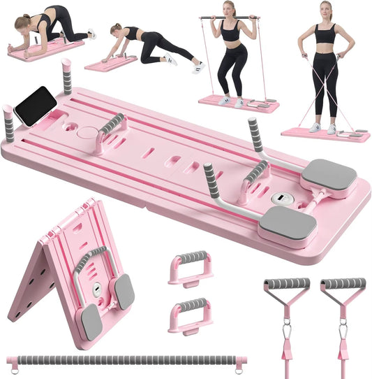 Revolutionary Multifunctional Fitness Board for Ultimate Core and Full Body Workouts - Perfect for Pilates, Push-ups, and More!
