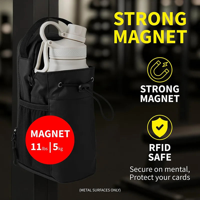 Discover the Ultimate Large Capacity Magnetic Gym Bag: Your All-in-One Water Bottle Holder and Phone Pocket for Fitness Enthusiasts!