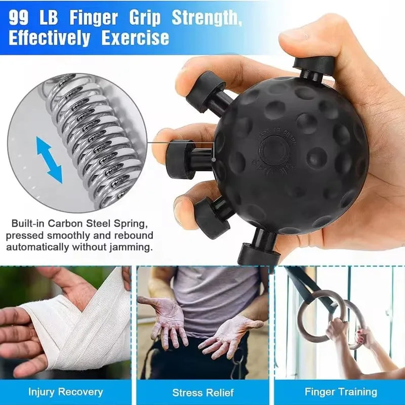Ultimate Finger Strengthener for Rock Climbers and Musicians - Ergonomic Hand Gripper for Enhanced Grip and Performance