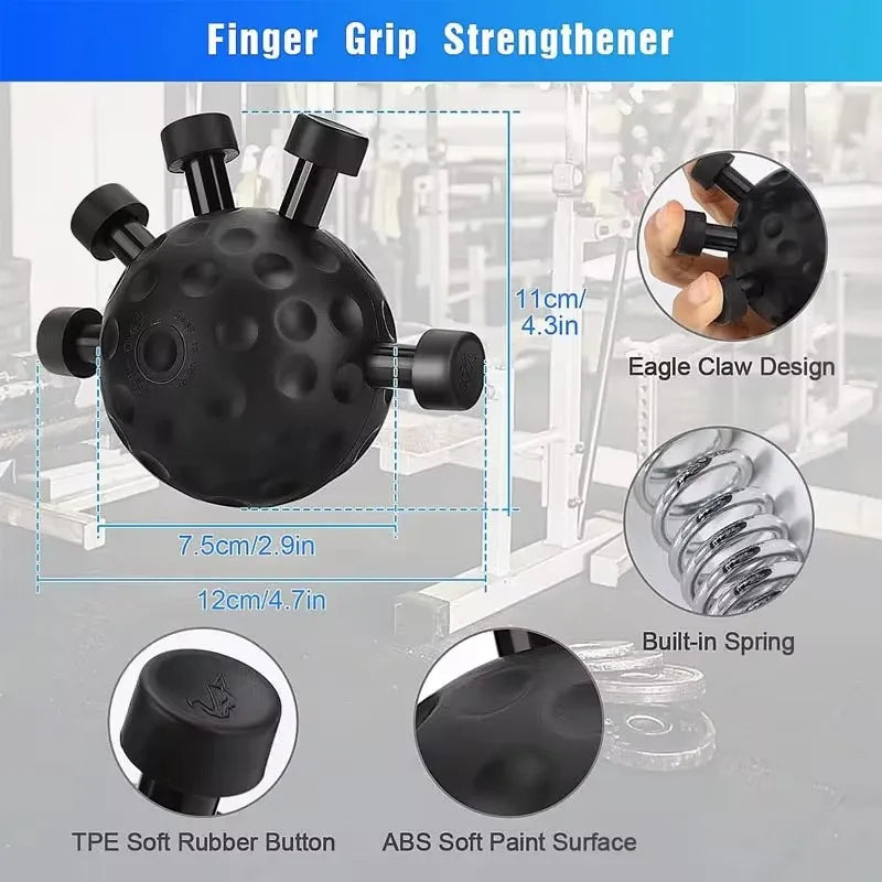 Ultimate Finger Strengthener for Rock Climbers and Musicians - Ergonomic Hand Gripper for Enhanced Grip and Performance